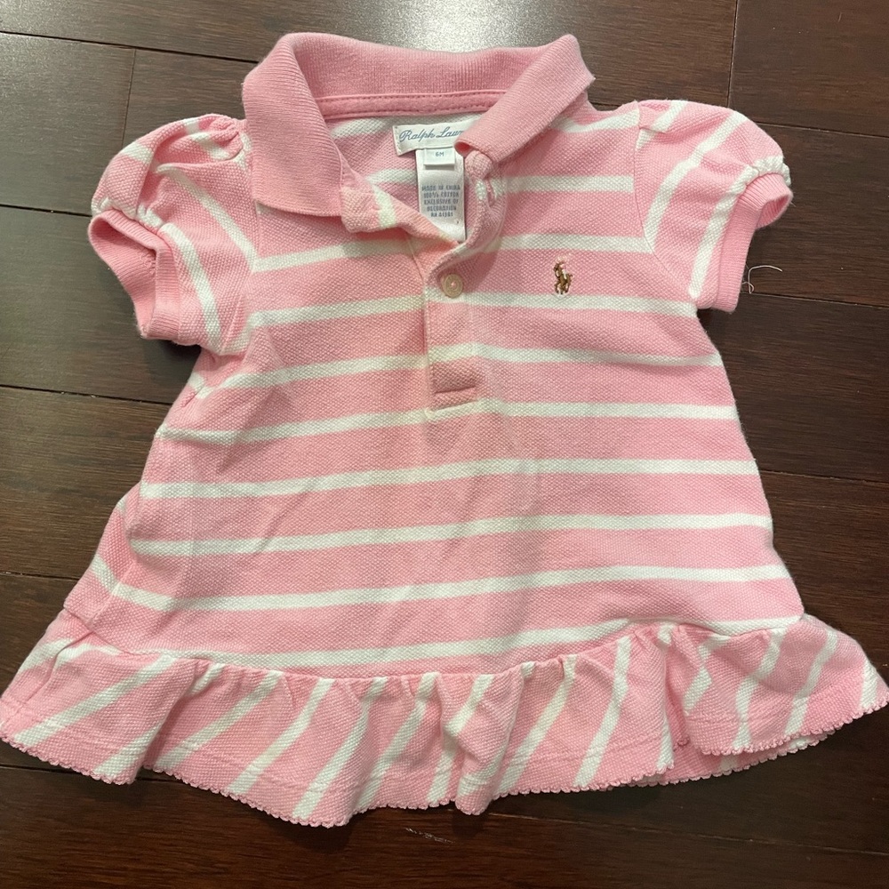 Ralph Lauren 6 mo Pink Polo Dress